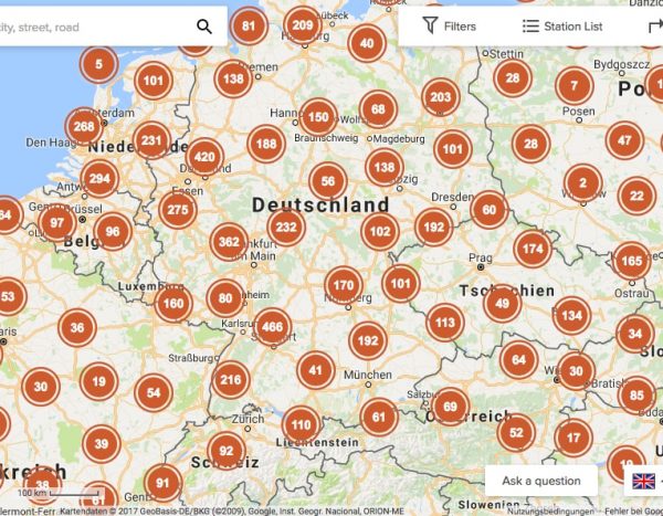 Shell stations finder